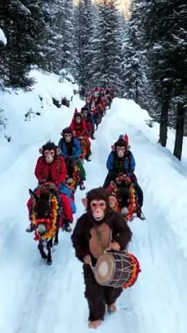 Monkey Dance Barat #donkybarat #monkeypray #monkey #funroo #monkey dance 