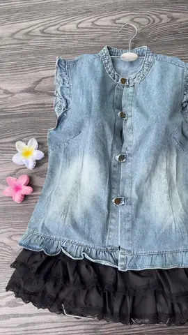 #เสื้อผ้าแฟชั่น #ชุดเซต2ชิ้น #ชุดเซ็ทสวยๆ #ชุดเซ็ตน่ารักๆ #ชุดเซ็ตเสื้อยีนส์ 