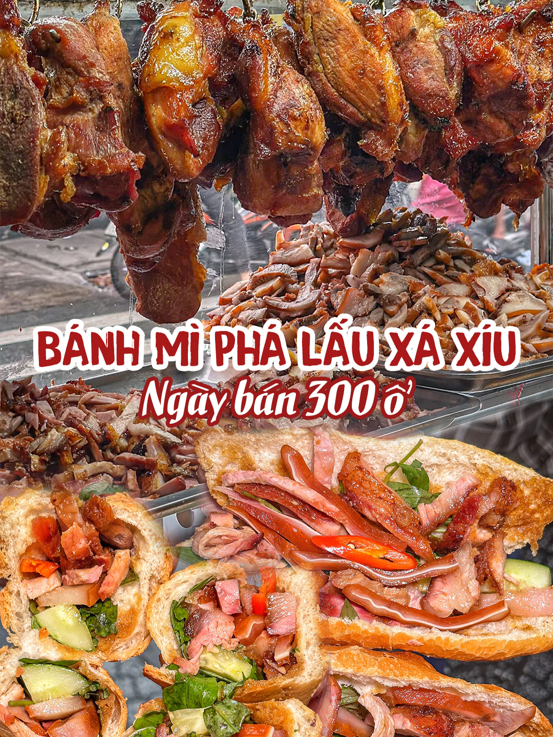 BÁNH MÌ XÁ XÍU PHÁ LẤU NHÀ LÀM - ngày bán 300 ổ nổi tiếng Bình Thạnh #reviewquananngon #diadiembonphuong #quanngonsaigon #yummyfood #LearnOnTikTok #banhmiphalau