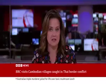 BBC visits Cambodia villages caught in Thai border conflict. SOURCE BBC #Cambodia_2025🇰🇭 
