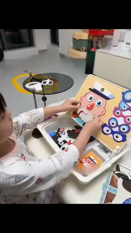 🎁Last Day 49% OFF😍Magnetic Puzzles Face Dress Up Travel Game Double Side Preschool Educational Learning Toy for Kids#UK