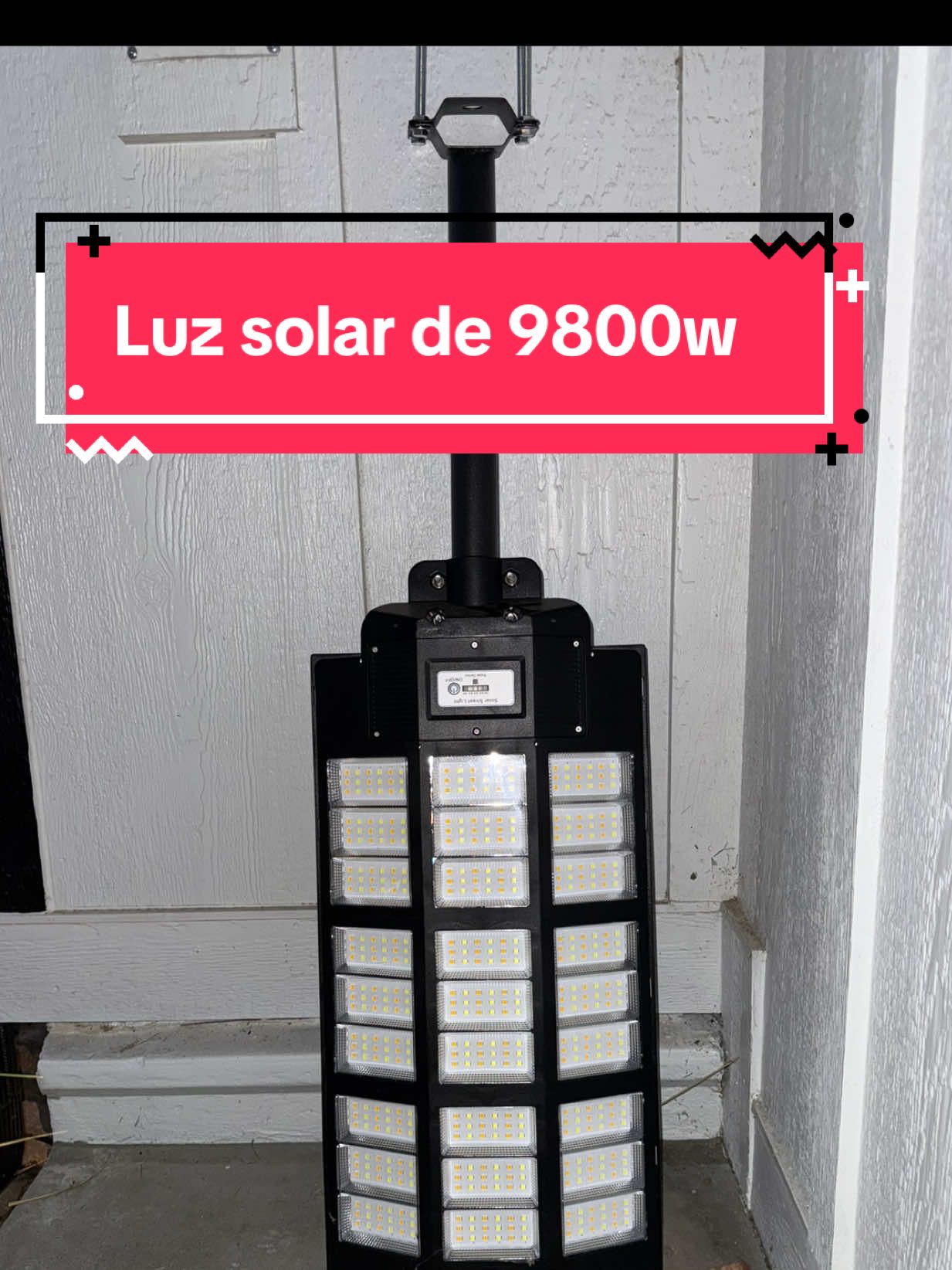 #Nozday 9800W MAX IP67 #solar #streetlights #outdoorlight #lumen #solarparkinglotlights #waterprooflight #dukstodawn #solarlight #securitylights #motionsensorlight #luzsolar 