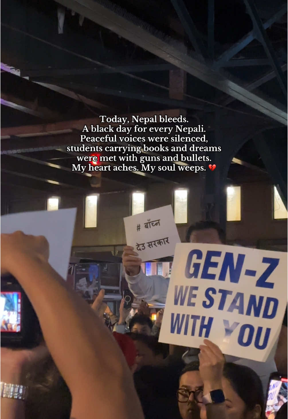My heart is heavy💔🕊️ #nepal #nepaliprotest #genzprotestnepal #nepalcorruption #nepalnews #nepal #nepalitiktok #nepaliyouth #nepalpolitics 