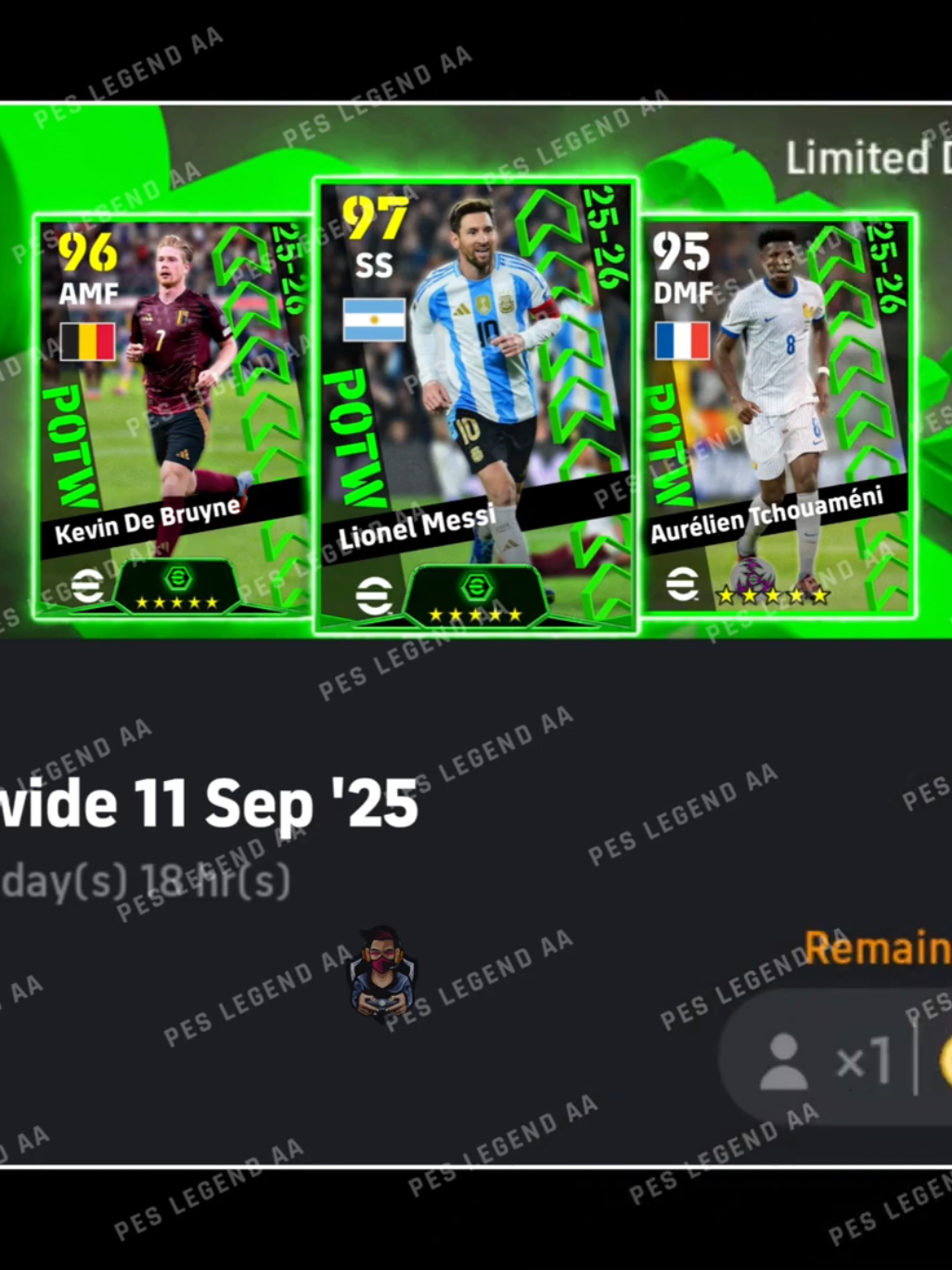 Upcoming Thursday New Potw National 11 Sep '25 In eFootball 2026 Mobile | Players & Boosted Ratings#efootball2026 #efootballmobile #efootball #fyp 