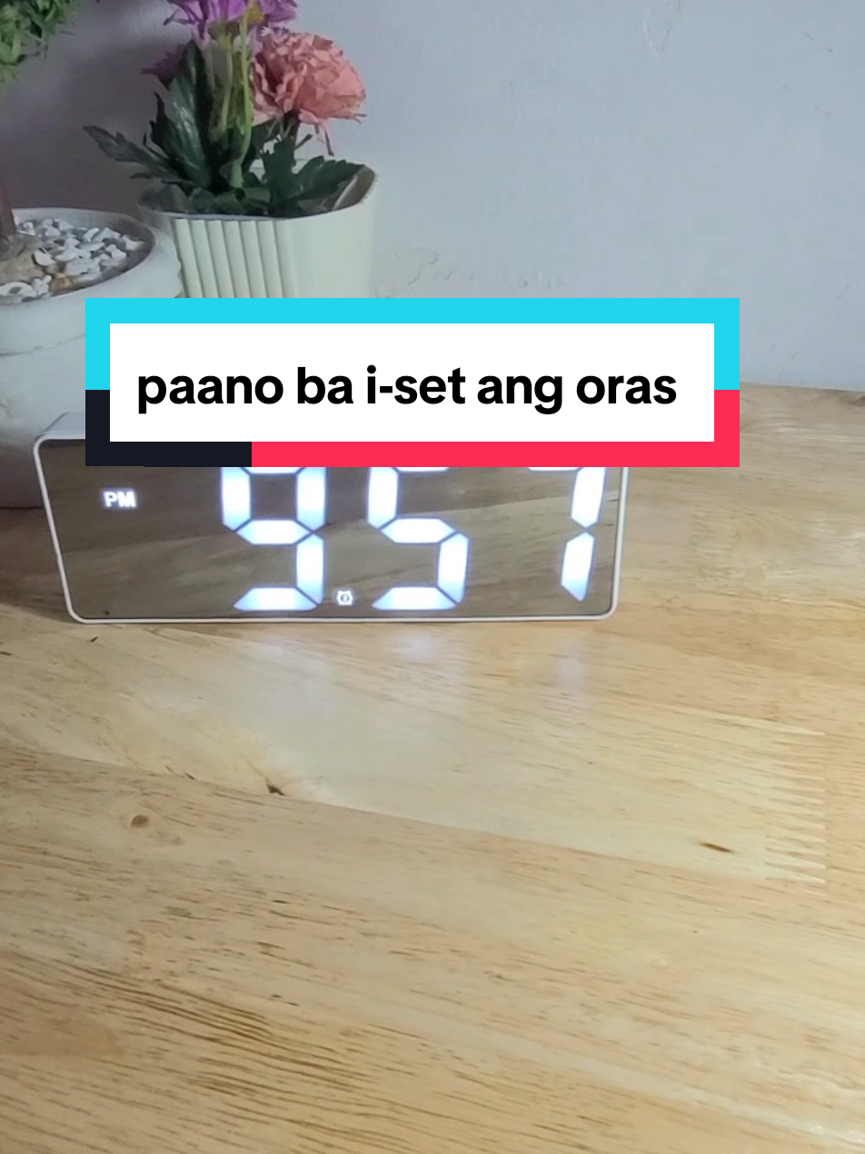 Replying to @mommacess how to set the time in led digital alarm clock #digital alarm #aesthetic #giftideas #digitalclock 