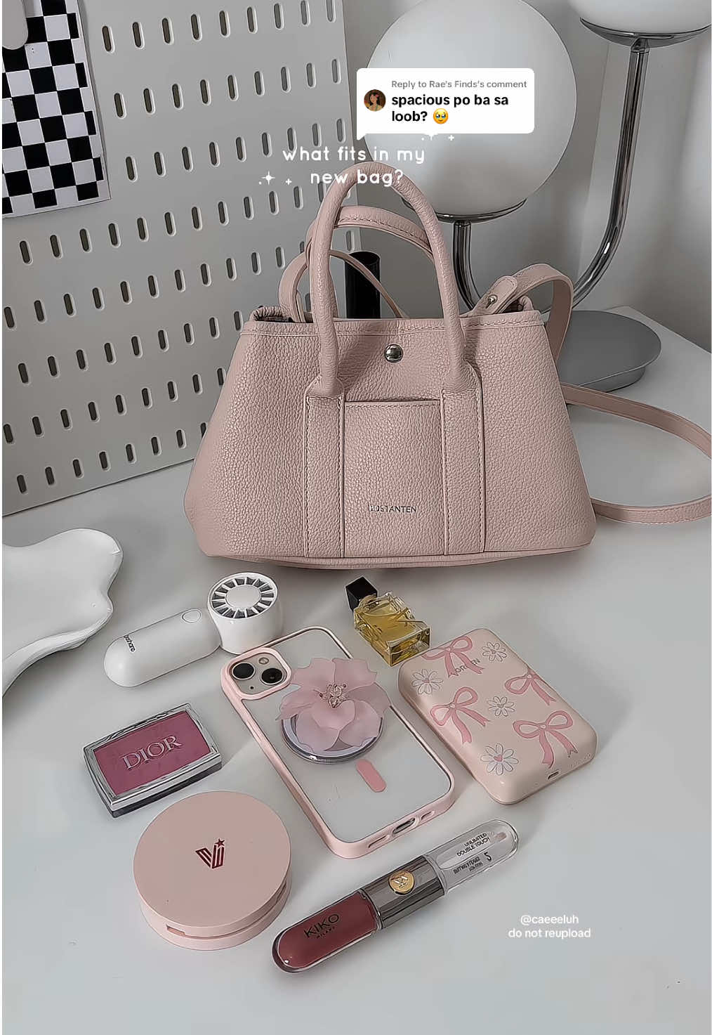 Replying to @Rae's Finds what fits in my new bag from @Bostanten PH 💭🎀✨ #twowaybag #leatherbac #handbag #slingbag #bostanten 
