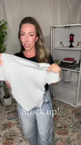 Basics for the win!  #tiktoktees #basicoutfit #staplepieces #tiktoksales #closetstaples 