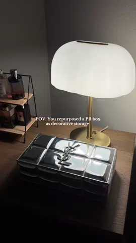 Shoutout to @YSL Beauty for the functional PR box ✨🩶 #fyp 