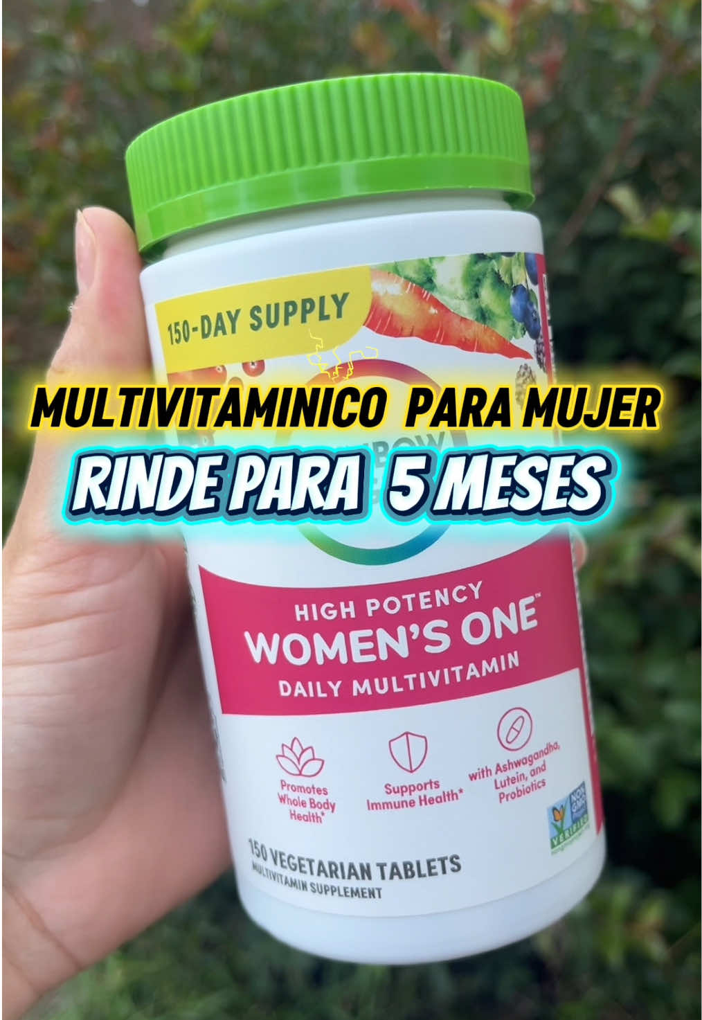 Multivitaminas para mujer  #vitamins #multivitamin #womensmultivitamin #womensvitamins ##rainbowlight 