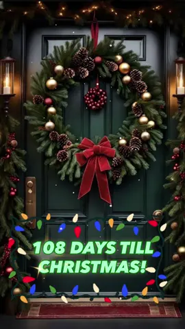 💚108 days till Christmas!💚#christmastok #christmastiktok #merrychristmas #christmascountdown #homefortheholidays 