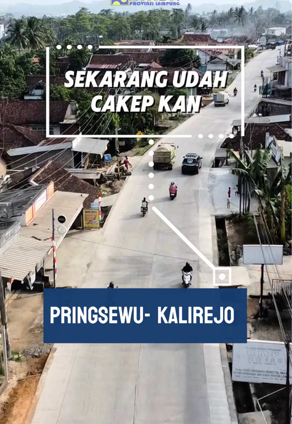 Ruas Pringsewu – Kalirejo, yang dulu sempat di-groundbreaking langsung oleh Gubernur Lampung Rahmat Mirzani Djausal, kini sudah resmi PHO . Salah satu jalur terpadat di Provinsi Lampung ini akhirnya bisa dinikmati masyarakat dengan lebih aman, nyaman, dan lancar.  #LampungMajuBersama #BMBKLampung #JalanMulus #InfrastrukturLampung #PringsewuKalirejo