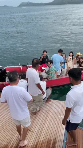 น้องๆ มาเยี่ยมเรือ🌤️🛥️🫧 #ดิววีรวัฒน์ #yacht #funny 