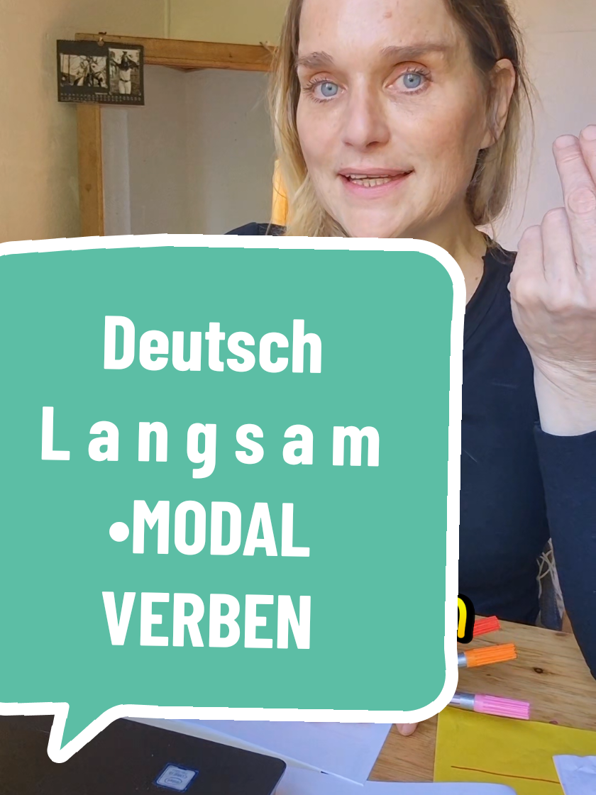 Deutsch Langsam  •Modalverben#deutschlangsamsprechen #slowgerman #deutsch 