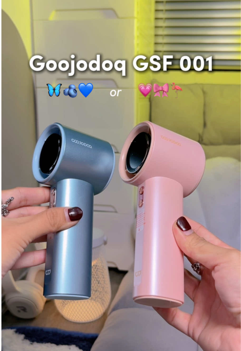 which one? ✨ #goojodoq #gfs001 #turbofan #mintblue #pink 