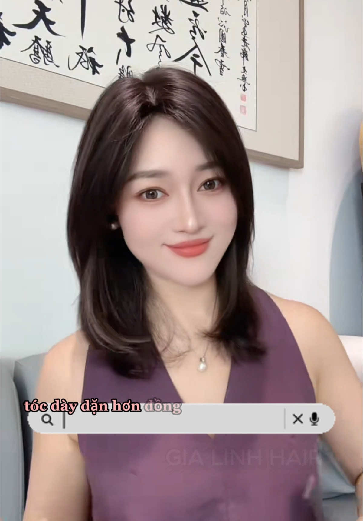Miếng tóc giá che hói phủ bạc tự nhiên #gialinhhair #bomtocgia #tocgiacaocap #tocgia 