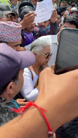 Former Cief Judge - Sushila Karki to support Genz at New Baneshwor