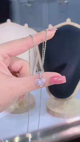 Dây nhỏ + mặt tim sương dễ thiêu 🌸 #kami_jewelry #trangsucbaccaocap #nhẫnnữ #bạcý980 #fyb 