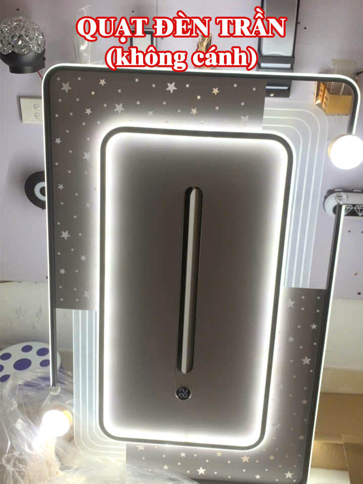 [KC01] Quạt đèn trần không cánh tích hợp 2in1 phong cách hiện đại. #quattrandenlaco #quattran #quattrantrangtri #quattranphongkhach #quattranden #quattrandengiaucanh
