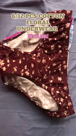 6/12 pcs underwear 100 plus nalang! 