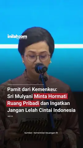 Bu Sri Mulyani undur diri, semoga penggantinya akan lebih baik dengan segala strateginya untuk Ekonomi Indonesia, terima Kasih Ibu. #information  #rembang24jam  #capcut 