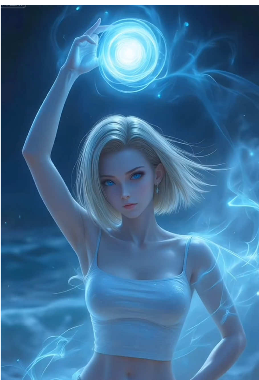 android 18 can easily destroy earth#ai #supersaiyan 