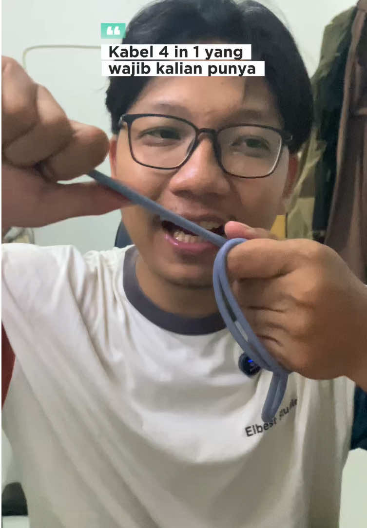 Kabel charger 4 in 1 fast charging #kabelcharger #kabelchargerfastcharging #kabelchargermurah 