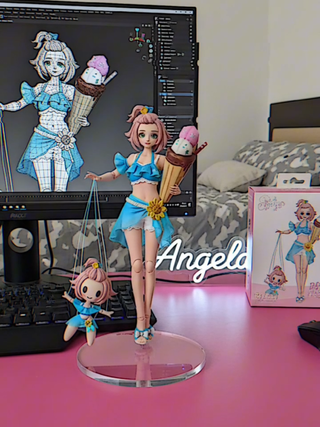 versi angela summer🔥@kimmanobaannn @_ayu.ashari @nina.oktavia979 @queen.libra18 @nokwunii @luvvpiu @cerry1071 @16november197 #miniatur #miniaturmlbb #heroangelasummer #fyppppppppppppppppppppppp 