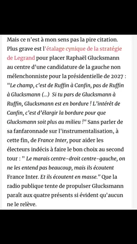 Réponse à @nomprenom831 « C’est un point de vue extrémiste de dire que le PS est de droite » Ok Thomas Legrand de wish, mais à part des poncifs c’est bien les arguments aussi  #ps #droite #gauche #france #politique 