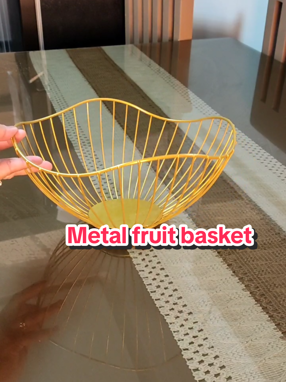 Replying to @jhalse24 Ganda nya talaga mii, lakas makasusyal sa kahit na anong ilagay mo! #trending #asmr #metalfruitbasket #fruitbasket #estetik 