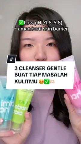 3 PILIHAN, 3 SOLUSI FOR YOU!!! 🌟🫵🏻 Apa sih yang kurang dari kamu tsay😚 bener” facewash paling GENTLE!! Huhu sangat affordable and low pH bikin aman buat skin barrier🌸💘 #facewashemina #facewash #cleanser #skincare #sabuncucimuka 