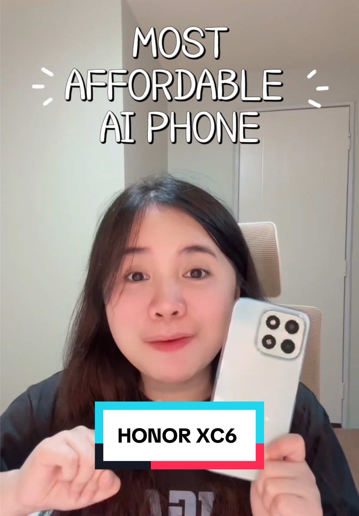 The most affordable Al phone this 2025 is here! Catch the HONOR Xoc for as low as P9 this Shopee 9.9 Sale! The most affordable Al phone this 2025 is here! 😊  #HONORX6c #OneClickAl @HONOR Philippines 