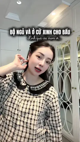 Bộ bầu và ở cữ xinh yêu quá mom ! #baubi 