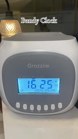 Grozziie Bundy Clock! *ੈ✩‧₊˚ #grozziie #bundyclock #bundyclockmachine #attendancemachine #fyp 