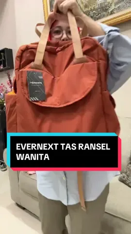 Evernext tas ransel muat laptop muat banyak wajib punya, cek keranjang yu. #evernext #tas #tasransel #backpack #totepack #promoguncang99 