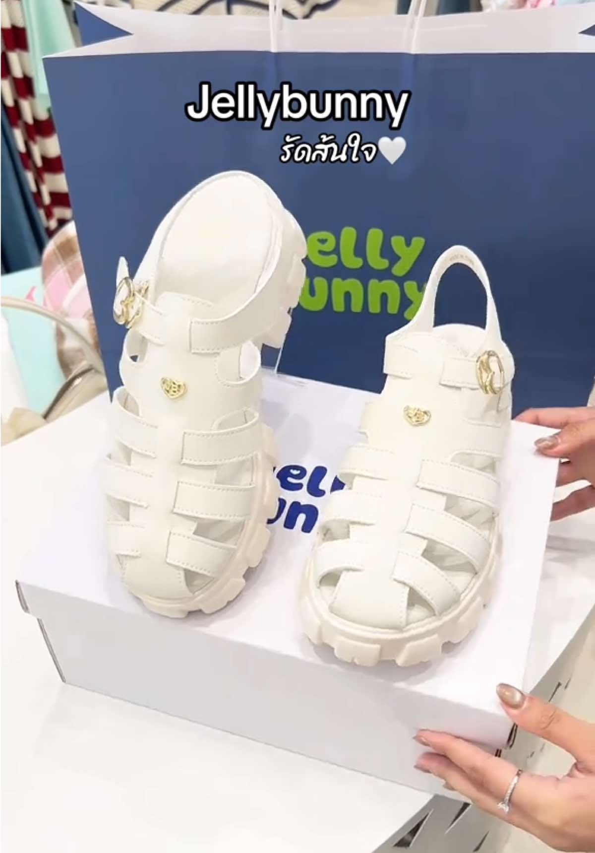 รองเท้าJellybunny รุ่นตามหา #jellybunny #รองเท้าแฟชั่น #รองเท้ารัดส้น 