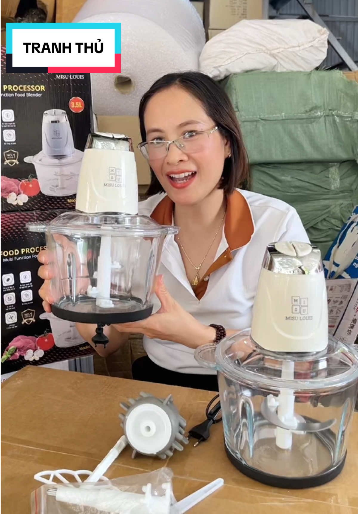 Tranh thủ nha. Máy Xay Thực Phẩm Đa Năng MISU LOUIS 3.5L #xuhuong #mayxay #mayxaydanang #mayxaythitdanang #anhthucte