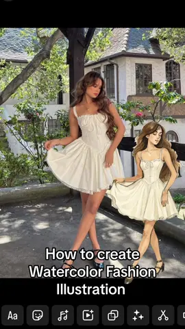 Comment “yw” for the project 😆! #watercolorillustration #fashionillustration #inspo #tutorial #aifilter #youware #fyp #fypage #fypシ゚viral🖤tiktok #fyppppppppppppppppppppppp 