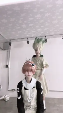 最近のドクストもう見てられない︎︎                                                                             ︎︎︎                                                                             ︎︎︎                                                                             ︎#ドクストコスプレ #ジョエルギアコスプレ #石神千空コスプレ #コスプレ#drstonecosplay @あらひろ🐥⸒⸒ 