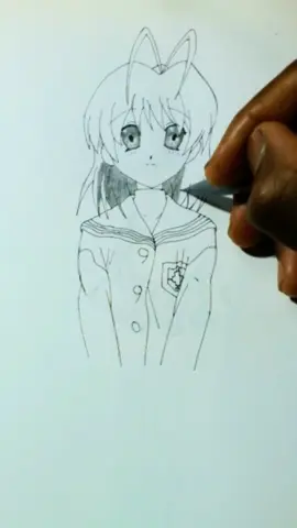 #VNVideoEditor #nagisa #clannad #clannadafterstory #anime #sketch #drawing #art #fanart #artist #trending 