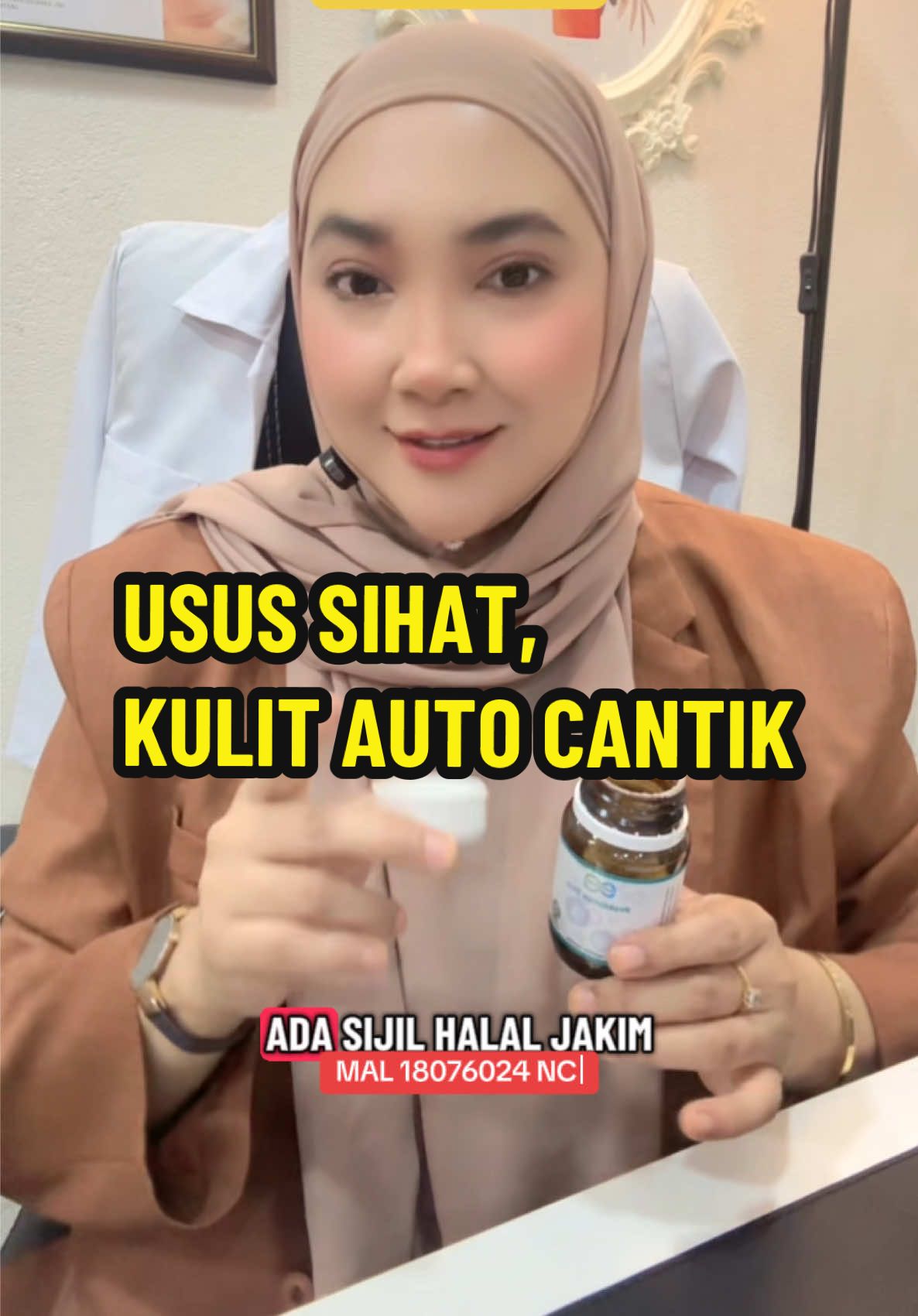 Replying to @Lulu Leon Nico usus sihat, kulit auto cantik! 😍 Konsisten selalu mesti dapat hasil! #infinityprobioticplus #probiotics #probiotik #skincaretips #tipskecantikan 