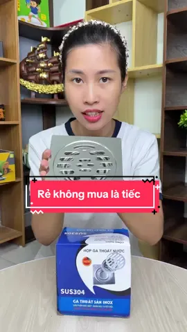 Ga thoát sàn chống hôi, hố ga lược rác có nắp ngăn mùi hôi công, kích thước 12x12 bằng inox 30₫'304, lắp được cho đường ống từ 76-90 #hangxinhtuoi #xuhuong #trending #gathoatsanchonghoi#gathoatsaninox304