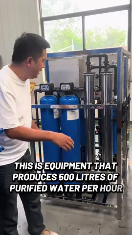 China's leading water purification equipment factory, purifying 500L of water per hour, shipping worldwide#water purification equipment#Drinking water equipment#Reverse osmosis equipment