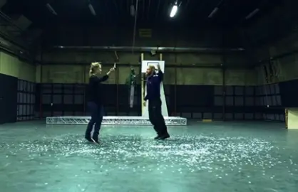 Cutting Edge by Vera and Jukka #art #chainsaw #waltz #cuttingedge #performance 