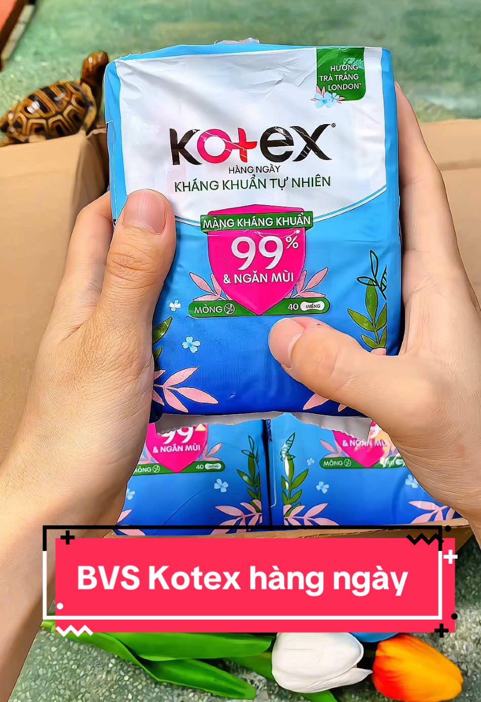 Combo 4 gói, 1 gói 40 miếng bvs Kotex hàng ngày kháng khuẩn, thấm hút tốt  @Chi Chúm Chím 🥰  @Chi Chúm Chím 🥰  @Chi Chúm Chím 🥰 #bvs #kotex #bangvesinh #kotexhangngay #review 
