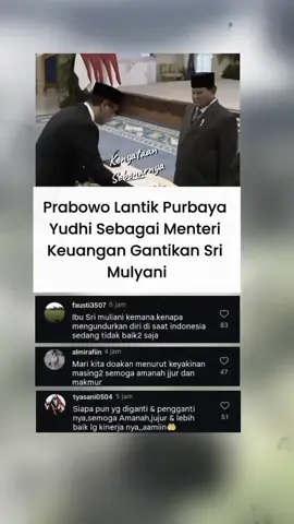 semoga amanah, jangan kayak SRI MATA DUITAN. #PEMIMPIN #indonesia🇮🇩 #PEMERINTAH #kerja #dpr 