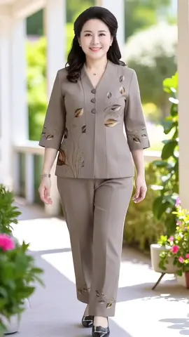 Đồ bộ lụa bà lai trung niên in hoa nhiều hoạ tiết #dobotrungnien #Thoitrangtrungnien #thoitrangbigsize #MacDepMoiNgay #xuhuong 