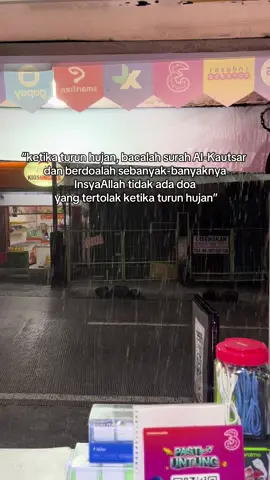 semoga Rezeki kita yang sedang usaha di limpahkan sederas air hujan🤲🏻
