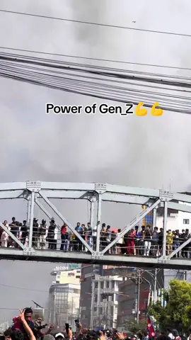 Power of Gen_Z  Kathmandu baneshwor #foryoupage #genz #tiktoknepal 