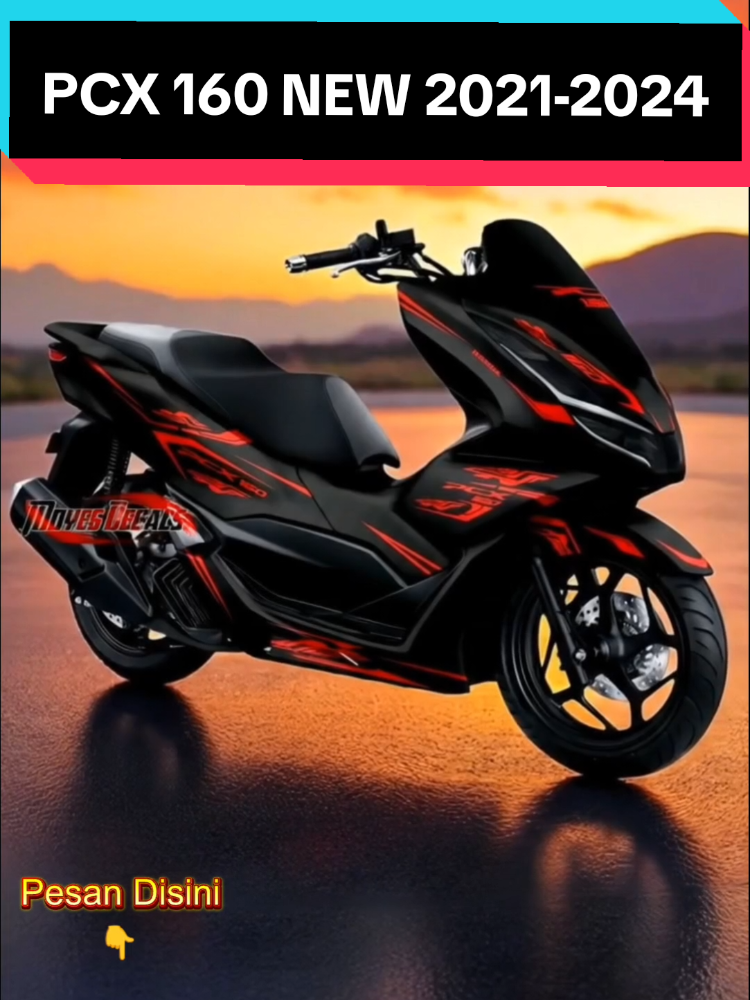 p Decal Sticker PCX160 new Fullbody - Sticker PCX 160 Motif Hitech Racing #pcx160 #pcx160modifikasi #pcx #decal #pcxindonesia 