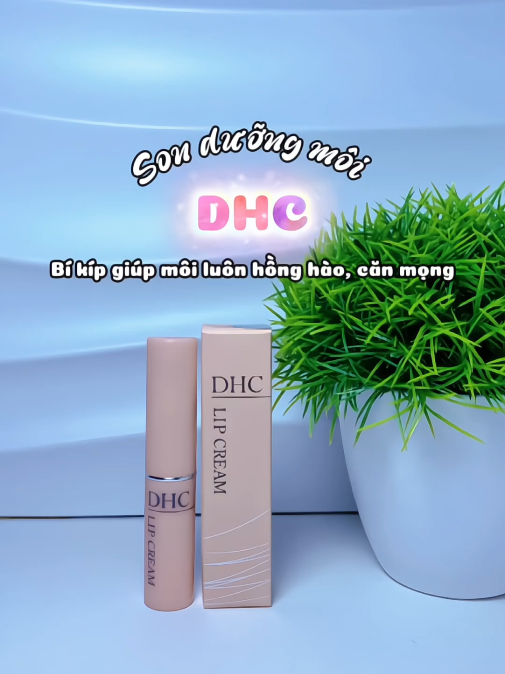 ✨ Môi mềm căng bóng suốt đêm với DHC Lip Cream 💋 Dưỡng ẩm – Giảm thâm – Hồng tự nhiên 🌿 Son dưỡng chân ái, dùng rồi là mê! #dhc #sonduong #sonduongmoi #sonmoidep  #skincare 